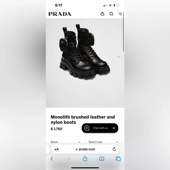 Prada | Shoes | Mens Prada Monolith Boots Size Brand New | Poshmark